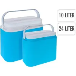 Xxxl Kühlbox, Blau-Weiß, 24/10 L mit Tragegriffen - Kühlboxen & Kühltaschen, ideal für Ausflüge mit praktischem Tragegriff und großem Fassungsvermögen von 24/10 L.