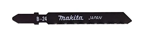 Makita A-85759 Stichsägeblatt B-24 HSS 5 Stück, ideal für dünne Bleche aus Stahl, Edelstahl und Aluminium von 1 bis 2 mm und Kunststoff von 1 bis 3 mm Materialstärke