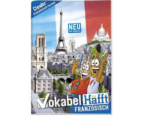 Häfft Schulheft Vokabelheft A5 Französisch - mit Lernhilfe.