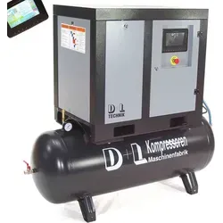 D+L Schraubenkompressor 2100/10/500 15kW - Leistungsstarker Kompressor mit Touchpanel - Effizienter Schraubenkompressor mit 15kW Leistung und 2100 l/min. Ideal für Werkstatt und Industrie, leise im Betrieb und wartungsfreundlich dank durchdachter Konstruktion.