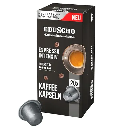 Tchibo Eduscho Espresso Intensiv Kaffeekapseln, 20 Stück