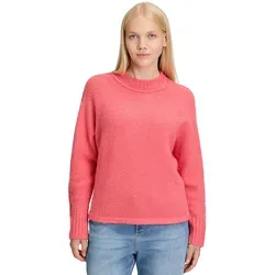 Cartoon Rundhalspullover rosa 40 EU - Stylischer Rundhalspullover in calypso coral, ideal für modische Akzente. Hergestellt aus 44% Polyester, 30% Acetat und 25% Wolle für hohen Tragekomfort. Pflegeleicht bei 30°C.