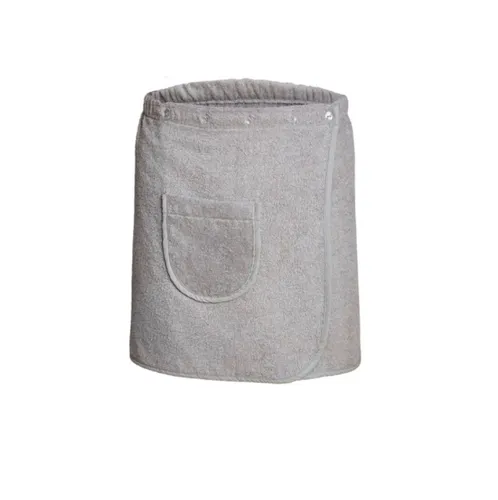 Carenesse Sauna-Kilt Herren 50x140 cm grau