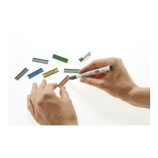 Magnetoplan ferrocard-Etiketten, sortiert, 40 x 10 mm