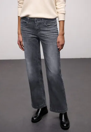 Street One Wide Leg Jeans Steel Grey Washed 31 von Street One