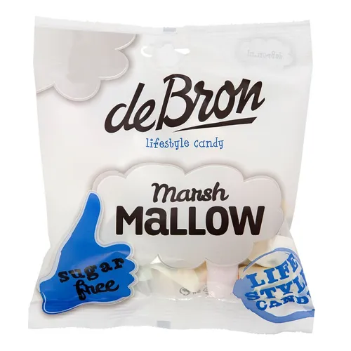 De Bron Marsh Mallows zuckerfrei 75g 33,20 EUR/kg von Van Vliet