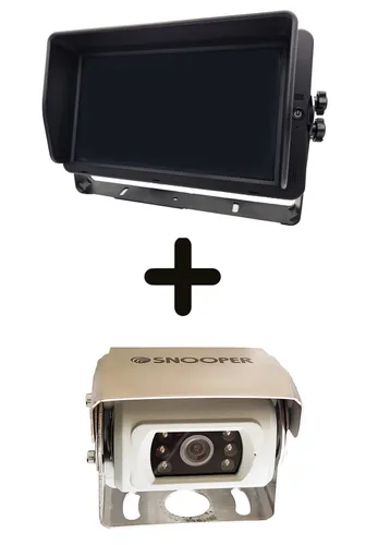 AHD Monitor 10,1 Zoll Snooper für 4 Kameras Touchscreen + Rückfahrkamera 1080P