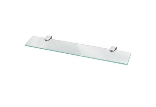 bonsport Badregal Glas Regal, Glasregal Milchglas rechteckig 60 x 10.16 x 0.6 cm