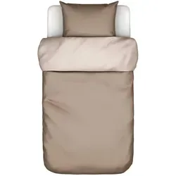 Marc O'Polo Bettwäsche Erla, Beige, 155x220 cm - Elegante Marc O'Polo Perkal-Bettwäsche (155 x 220 cm) in Beige für erholsame Nächte. Luftdurchlässig und pflegeleicht dank Reißverschluss – für ein einladendes Schlafzimmer!