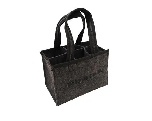 Flaschentasche aus Filz Herrentasche Bierträger Flaschentasche Flaschenkorb
