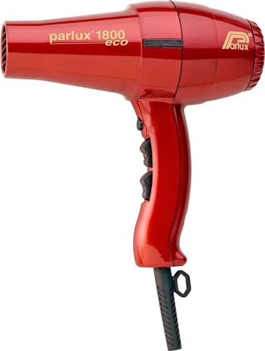 Parlux Föhn 1800 Haartrockner Eco Red - Professioneller Haartrockner mit 1400 Watt, ergonomischem Design und geringem Energieverbrauch. Ideal für schnelles Trocknen und umweltfreundliche Nutzung.