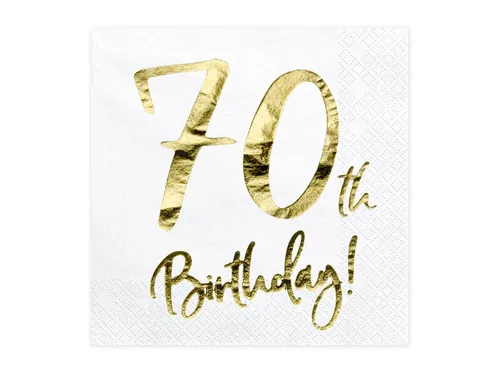 Servietten Geburtstag Zahl