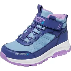 Skechers Storm Blazer-Arctic Mass Kinder Winterstiefel 303493L blau/lila, Größe 35 EU - Wanderschuhe für Kinder, wasserdicht und warm gefüttert – perfekt für winterliche Abenteuer in Schnee und Matsch. Mit praktischem Klettverschluss für einfaches An- und Ausziehen.