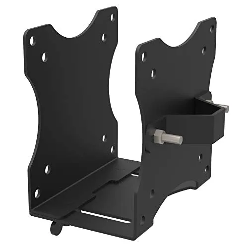 HFTEK - Multifunktioneller Halter für Mini-PC, Montage an Monitorständer oder VESA 75x75 / 100x100, Variable Breite (HF81A)