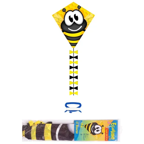 Kinderdrachen Einleiner Drachen HQ Eddy Bumble Bee 50 cm Flugdrachen