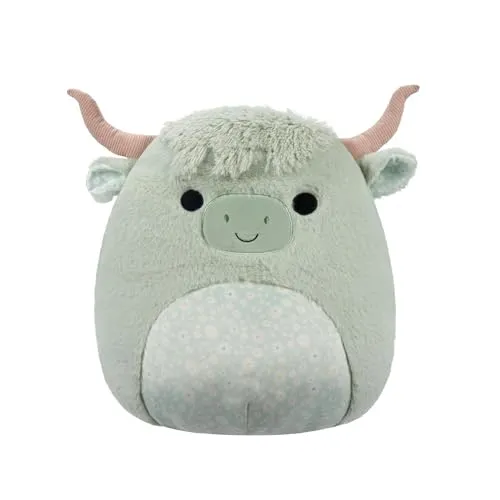 Jazwares Squishmallows Iver die Highland-Kuh 40 cm - Weich- & Stoffpuppen, superweiches Kuscheltier für lange Reisen und Filmmarathons, aus hochwertigen Materialien für ultimativen Komfort.