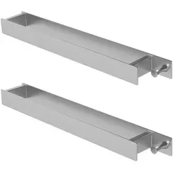 Produktbild 2er Handtuchhalter ohne Bohren aus Edelstahl