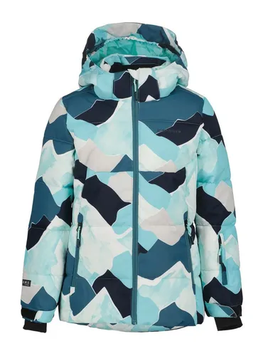 ICEPEAK LADUE JR Jacket - Kinder Skijacke in Türkis - Funktionsjacken für Kinder, wasserdicht und atmungsaktiv für optimalen Schutz bei winterlichen Abenteuern.
