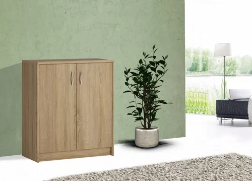 Kommode Sideboard Anrichte 74cm Schrank Wohnzimmer Eiche Sonoma Modern 66871138