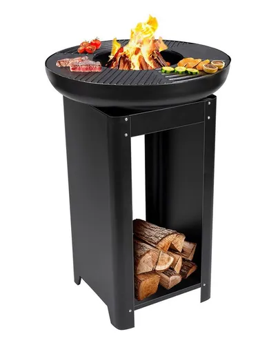 Bubble-Store 3-in-1 Feuerkorb Grill mit Teppanyaki Platte von Bubble Store