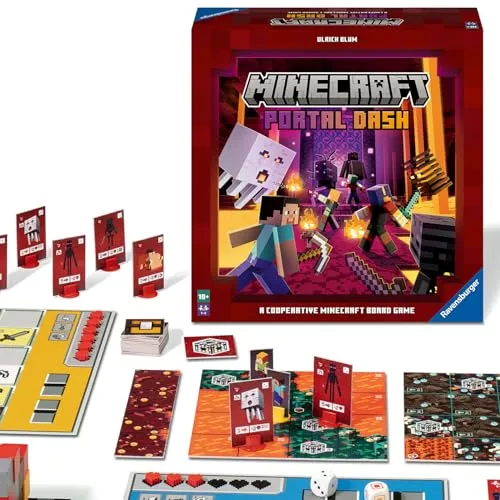 Ravensburger Familienspiel Minecraft Portal Dash