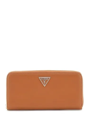 Guess Geldbörse SLG Large Zip Around Wallet in braun von GUESS