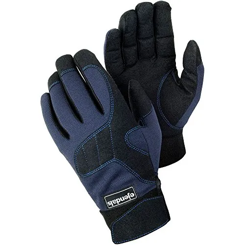 Ejendals Handschuh Tegera 320 aus Synthetikleder, Größe 10, 1 Stück, schwarz/blau, 320-10