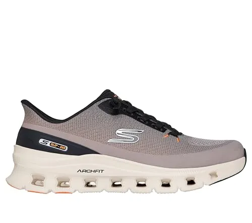 Skechers ARCH FIT GLIDE-STEP PRO Slip-On Sneaker - Sneaker für Herren in Größe 43, mit atmungsaktiver Glide-Step Sohle und Skechers Air-Cooled Memory Foam für optimalen Komfort beim Laufen.