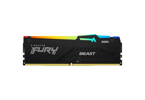 FURY Beast 32 GB DDR5 RAM - 2800 MHz - Arbeitsspeicher mit 32 GB Kapazität, 2800 MHz Geschwindigkeit und on-die ECC für verbesserte Stabilität und Leistung.