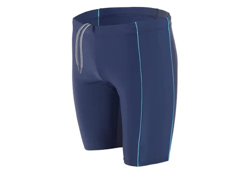 Aquarti Badehose Aquarti Herren Lange Badehose mit Kontrast-Paspel Jammer