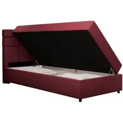Panda Möbel Boxbett, Rot, Holz, 100x206 cm in rot von PANDA MÖBEL