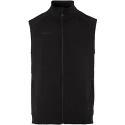 Craft Sport-Weste ADV Unify - Bequeme Herren Weste aus Recyclingpolyester, Größe XXL - Badmintonbekleidung Herren: Ergonomische Weste aus weichem, elastischem Recyclingpolyester mit zwei praktischen Taschen für optimalen Komfort.