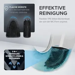 ovimar WC-Reinigungsbürste Oppdal, Edelstahl in Weiß von ovimar