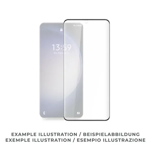 prio 3D Schutzglas Displayschutz für Samsung S25 schwarz