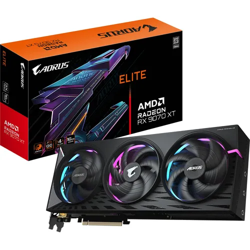Gigabyte AORUS Radeon RX 9070 XT Elite 16 GB von GIGABYTE