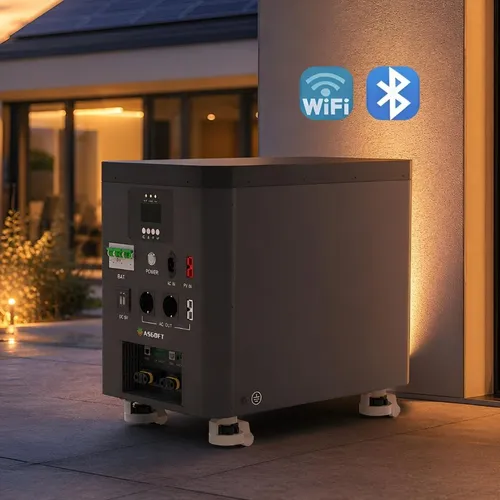 Off-Grid All In One System 6,2kW Wechselrichter mit 6,6 kWh LiFePO4 Akku - Ideal für Boot, Wohnmobil und Gewerbe: Dieses kompakte System bietet zuverlässige Energieversorgung und vielseitige Einsatzmöglichkeiten.