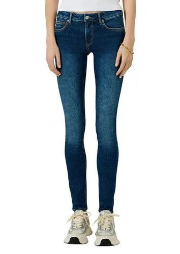 QS Slim-fit-Jeans mit Stretch blau 34 - Moderne Slim-fit-Jeans in dunklem Blau, aus hochwertiger Baumwollmischung mit Stretchanteil für optimalen Tragekomfort. Ideal für den lässigen Alltag und vielseitig kombinierbar.