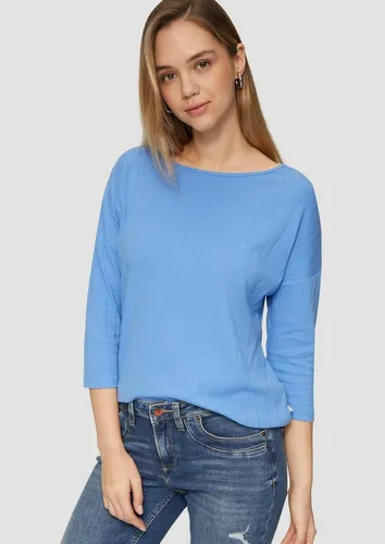 QS 3/4-Arm-Shirt T-Shirt Shirt im Loose Fit mit Dreiviertelarm