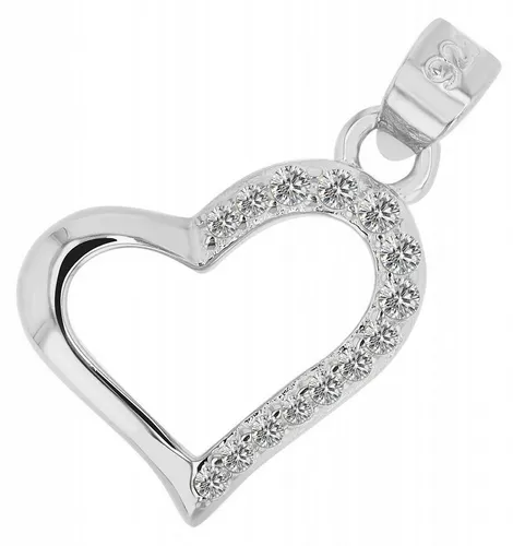 Adelia´s Kettenanhänger hochwertiger Herz Anhänger aus 925 Sterling Silber