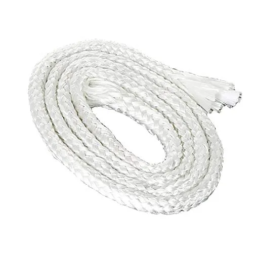 NKlaus 1m Glasfaserdocht rund Ø 8mm für Schmelzlicht Spirituslampe Öllampe für gereinigtes Lampenöl Paraffinöl Dauerdocht Gartenfackel Petroleumlampe 1250