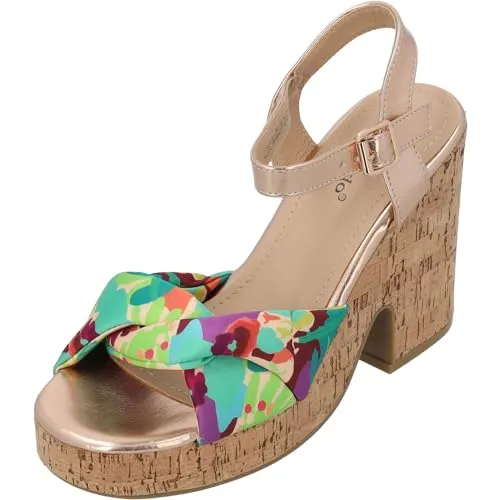 Palado Keilsandaletten Damen Evanie – Elegante Sommerschuhe für den Sommer - Wanderschuhe mit verstellbaren Riemen für optimalen Komfort und Stil. Hochwertiger Materialmix und leichte TPR-Sohle bieten Flexibilität und sicheren Halt.