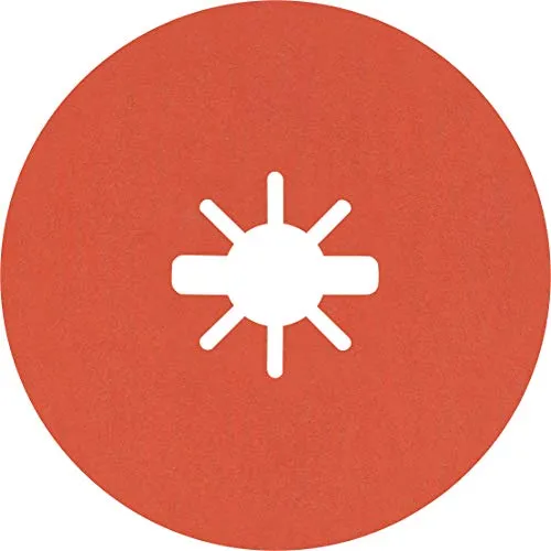 Bosch Fiberscheibe X-LOCK Prisma Ceramic R782 Inox 125mm G120 K120 25er VE - Schleifpapiere für präzises Schleifen, ideal für Edelstahl und beschichtete Materialien, in praktischer 25er Packung.