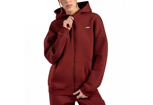 Smilodox Hoodie Lyanna - Oversize Kapuzenpullover in Braun - Bequemer Oversize Hoodie aus weichem, flauschigem Stoff mit Kängurutasche für den perfekten Streetstyle im Alltag. Maschinenwaschbar und ideal für entspannte Tage.