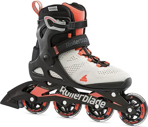 Rollerblade Inline Skates Macroblade 80 für Damen - Inliner für Anfängerinnen, mit stabiler Schuhkonstruktion, gepolstertem Innenschuh und atmungsaktivem Mesh-Material für höchsten Komfort und Halt.