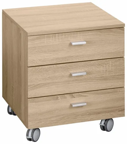 Mäusbacher Rollcontainer Mister Office 0203_03R - Büroschränke mit drei praktischen Schubkästen, ideal zur Organisation und in drei Farben erhältlich für individuellen Stil.