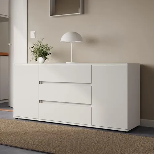Home Collective Kommode Sideboard mit Schubladen | Modernes Design für Wohnzimmer und Schlafzimmer