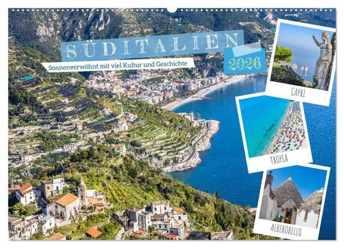 Dieter Meyer | Süditalien – Kultur und Geschichte im Kalender format - Kalender mit 14 Seiten, Ausgabe 2025. Entdecken Sie die Schönheit Süditaliens und genießen Sie kulturelle Höhepunkte in ansprechendem Design.