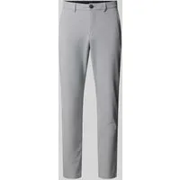 SELECTED HOMME Slim Fit Chino mit Viskose-Anteil Modell '175' in Hellgrau Melange, Größe 31/32