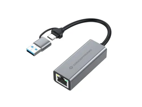 CONCEPTRONIC Adapter USB3.2 Gen 1 -> RJ45 10/10001000