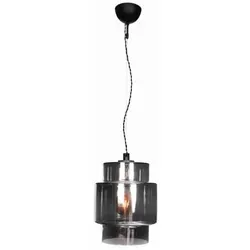 By Rydens Pendelleuchte Ebbot, grau - Moderne Hängeleuchte mit elegantem Glasschirm, ideal für stilvolle Akzente in jedem Raum. Ø 27 cm, ohne Leuchtmittel, perfekt für individuelle Lichtgestaltung.